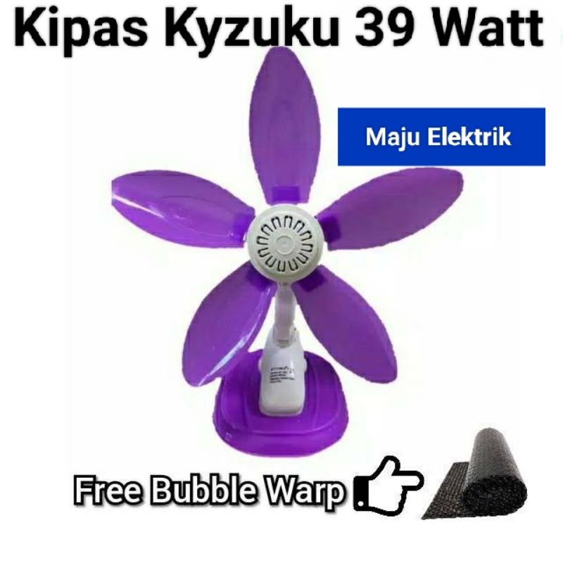 Kipas Angin Jepit 3 In 1 Kyzuku 39 Watt Murah