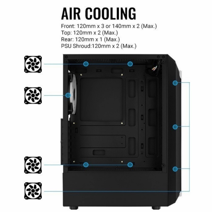 CASING AEROCOOL BIONIC V1 GAMING