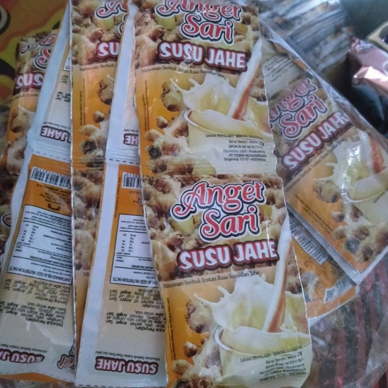 

Anget Sari Susu Jahe Renceng 28g x 10 sachet