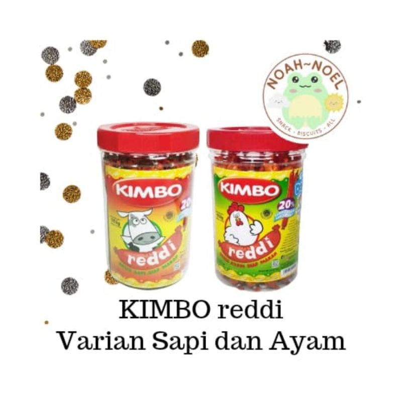 Jual Nn Kimbo Reddi 560gr Sosis Siap Makan Toples Keju Sapi Ayam Otak