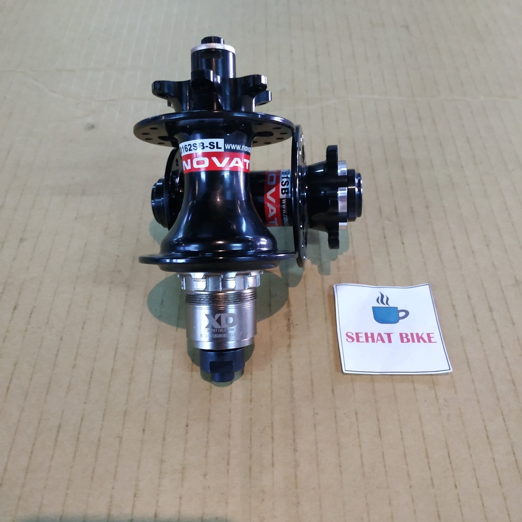 Hub Free hub Sepeda Novatec XD Body 32 Hole Black Original