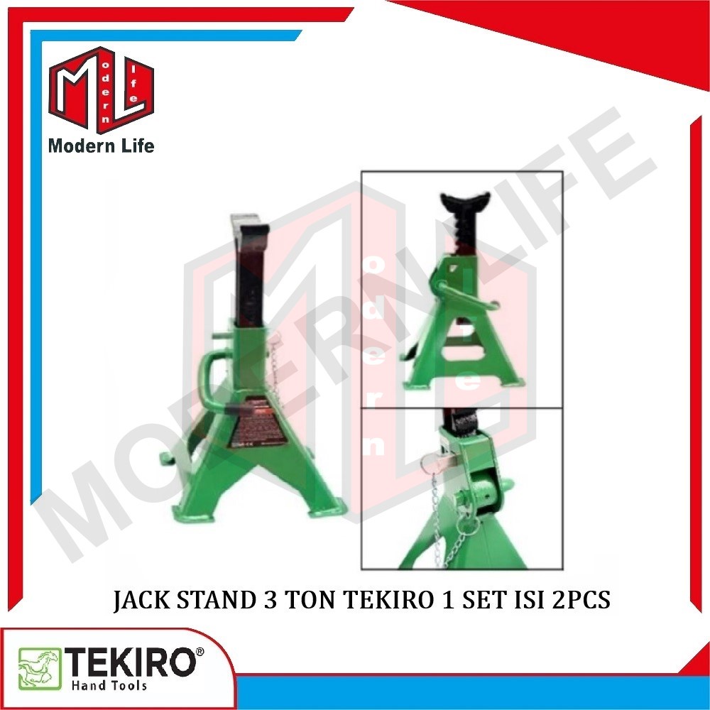 Jack Stand Tekiro 3 Ton / Tahanan Dongkrak 3Ton (1Set 2pcs) ORIGINAL