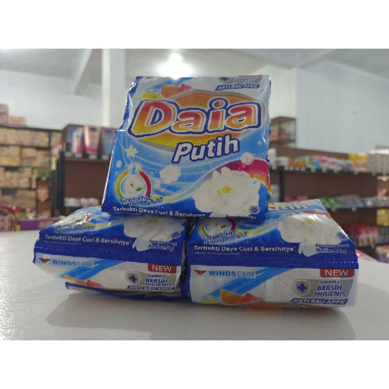 Daia Detergent Putih Fresh scent 1 renceng