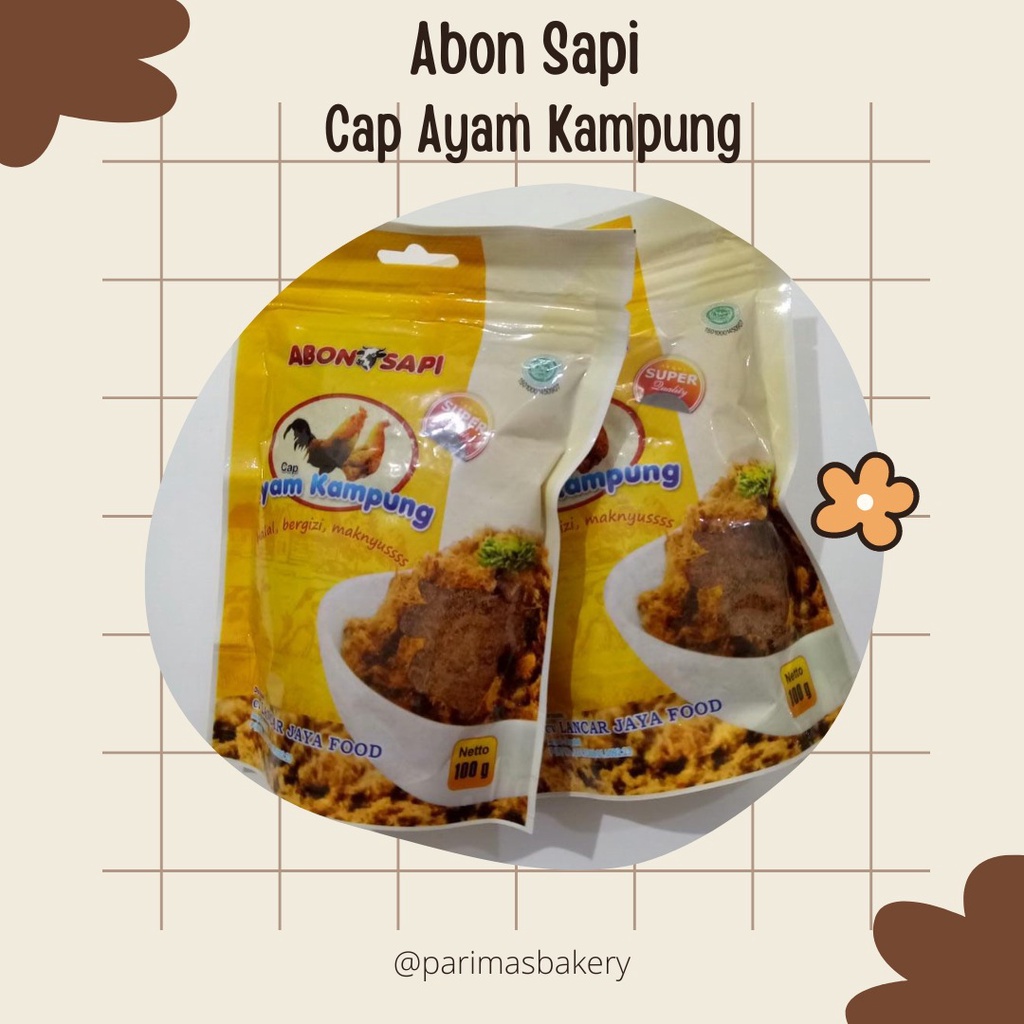 

ABON SAPI CAP AYAM KAMPUNG abon sapi enak maknyuss