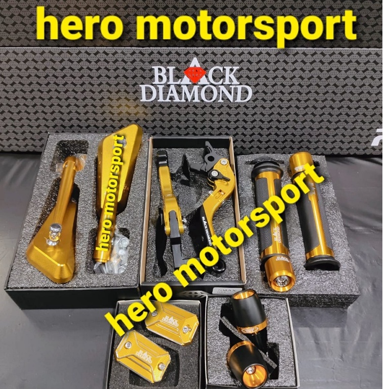 Spion Grip/Hanfat Jalu Stang Handle Tutup Minyak Rem Paketan PCX150-160 /ADV150-160 /Nmax New-old/Nm