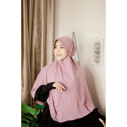 Bergo Crinkle Premium jumbo ped atau non ped