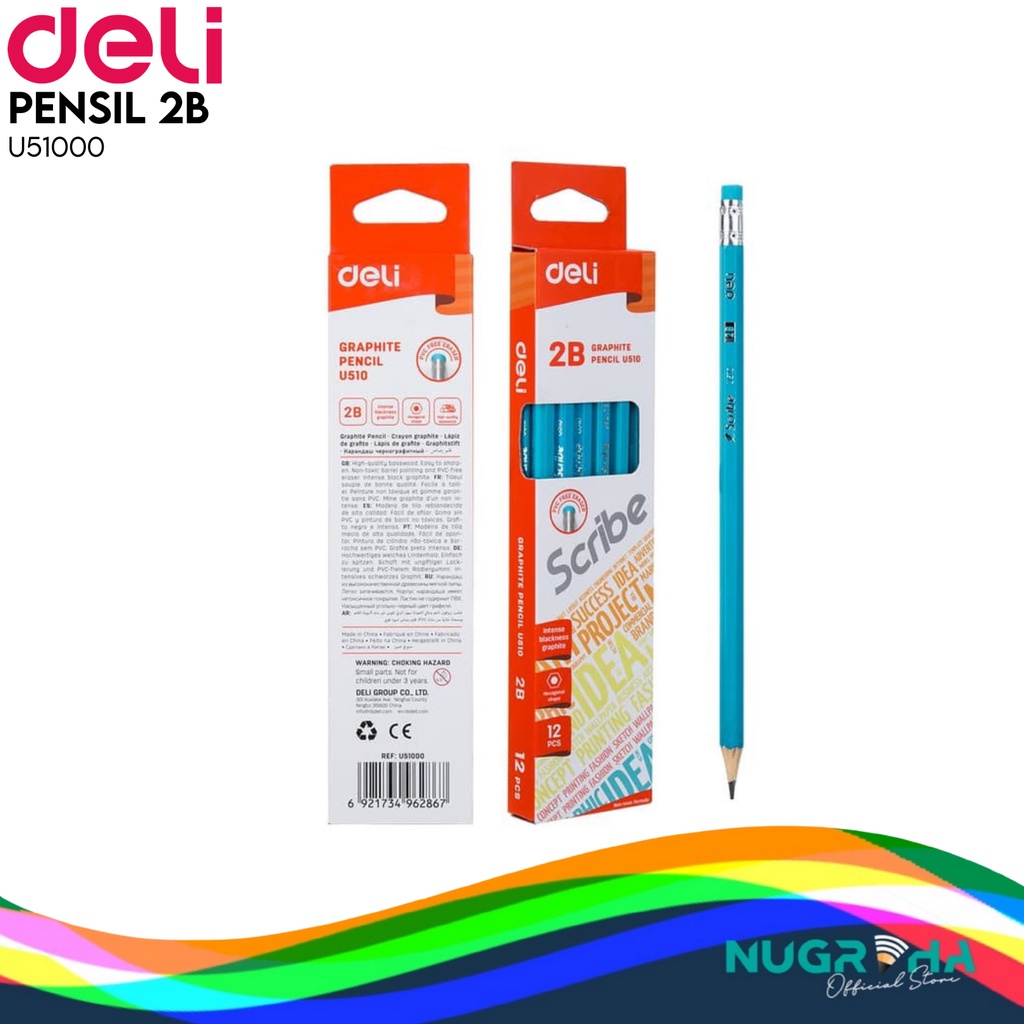 

Pensil 2B Deli U51000