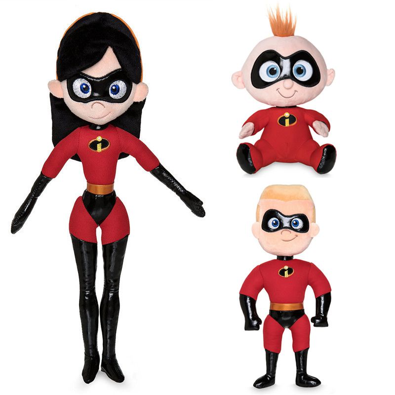 Incredibles 2mainan Mewah Menggemaskan Violet Dash Jack-Jack Boneka Lembut Untuk Anak-Anak Boneka