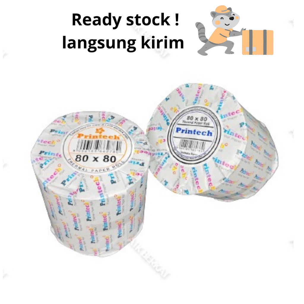 

[1 pcs] Kertas Thermal Struk EDC uk. 80x80 Printech