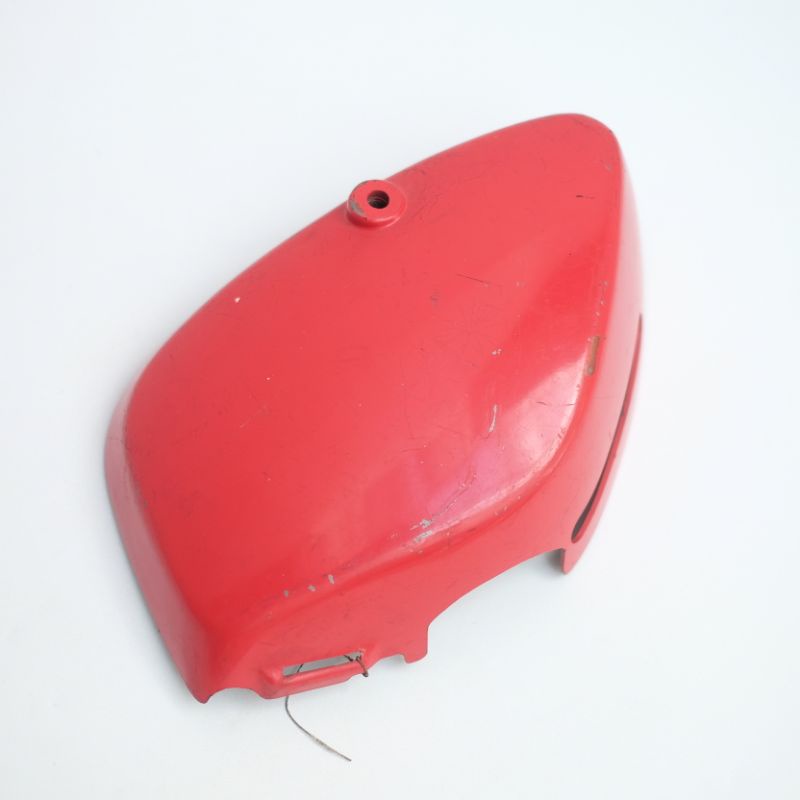 SIDE BOX COVER TUTUP AKI KEMPOL KIRI SUZUKI FR70 FR 70 JAMBUL ORIGINAL NOS ORI BARU MERAH