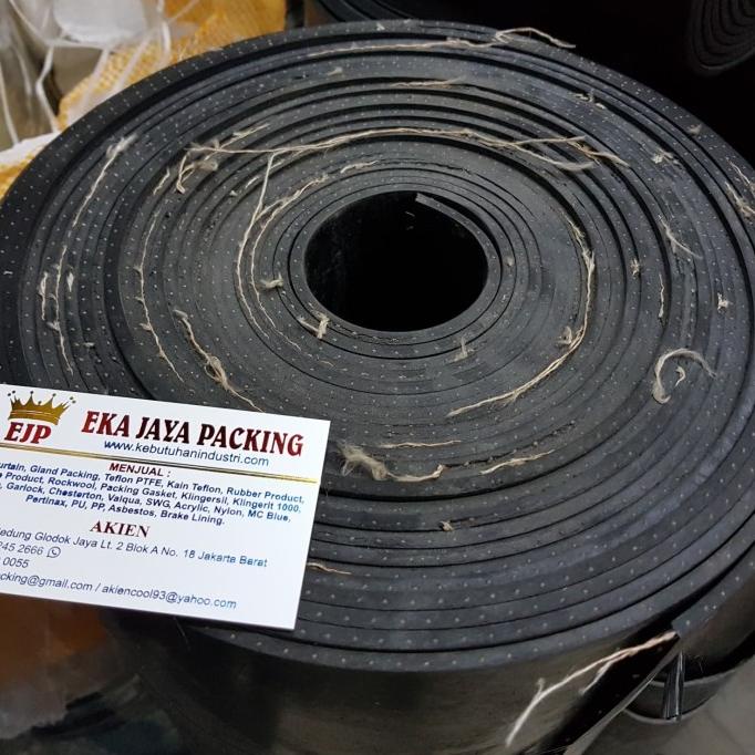 

Rubber Sheet insertion 5mm x 120cm (Karet serat Benang 1Play Lembaran)