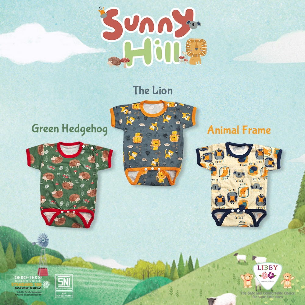 Jumper / Bodysuit Pendek Libby Miyo Bonbinzoo Newborn cherrybabykidsshop