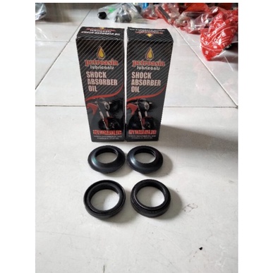 Seal Shock Depan+Seal Debu+Oli Shock Vixion