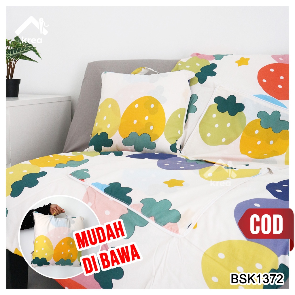 BANTAL SELIMUT 2 in 1 BAHAN KATUN CVC