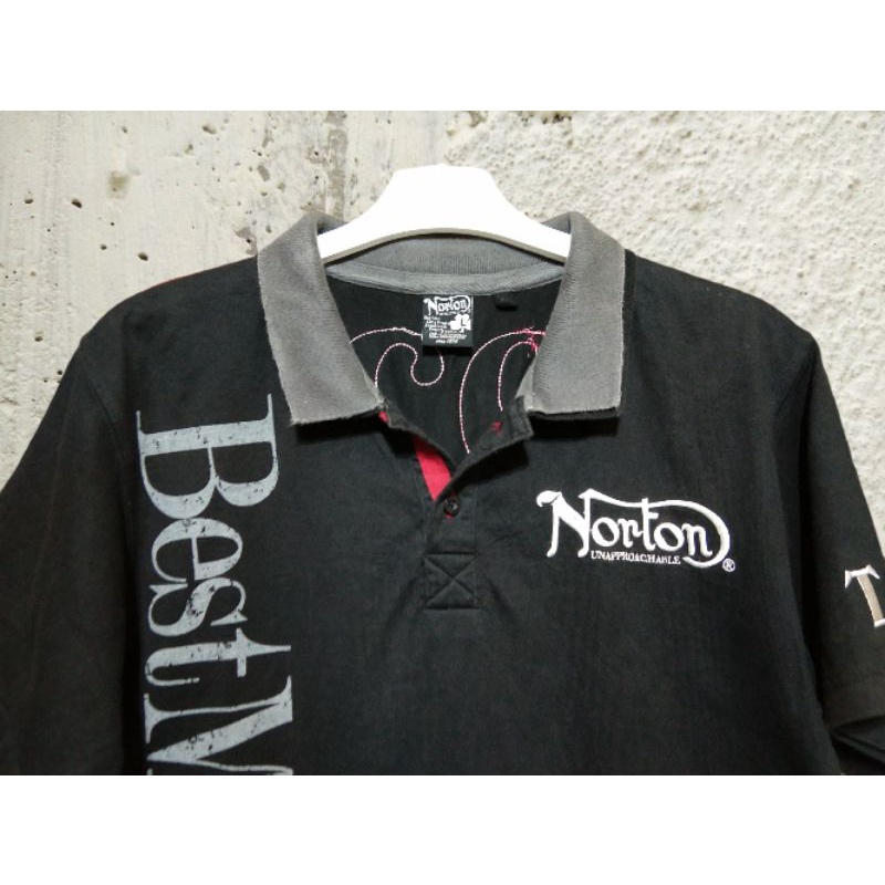 Norton polo shirt motorcycle
