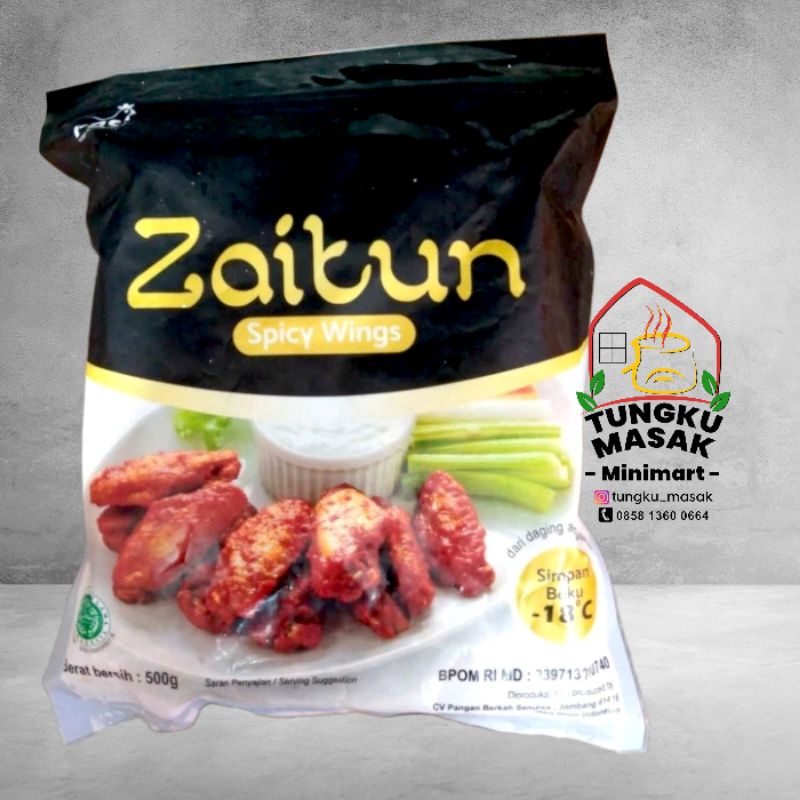 

Zaitun Chicken spicy wings 500gr