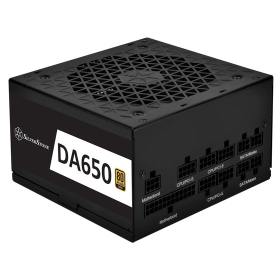 PSU SILVERSTONE 650W 80+ Gold Full Modular | Power Supply DA650 W-G / DA650W-G