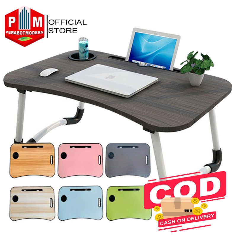Meja belajar Lipat Portable Meja laptop Anak Multifungsi Anti Air Karakter dan Polos Murah