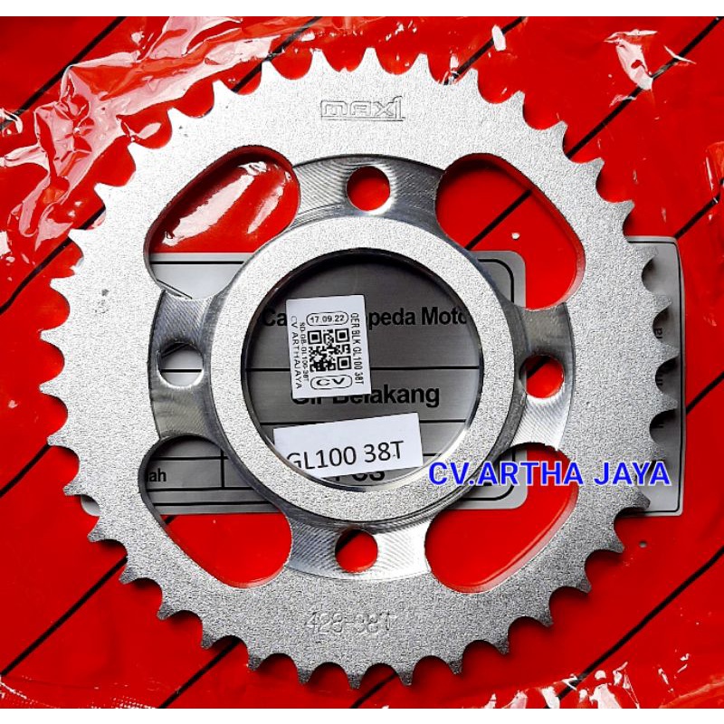 GEAR GIR GER BELAKANG 428 HONDA CB / GL / MP / GLPRO / GLMAX / MEGAPRO / MEGA PRO / VERZA / GL 100 /