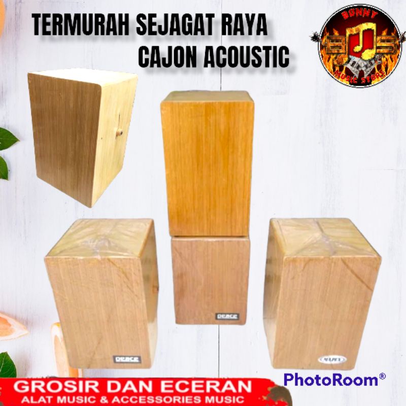 Cajon Acoustic Kahon Perkusi Kajon Tam tam Snare