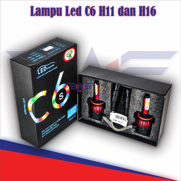 Lampu Led C6 H11 dan H16 - H11