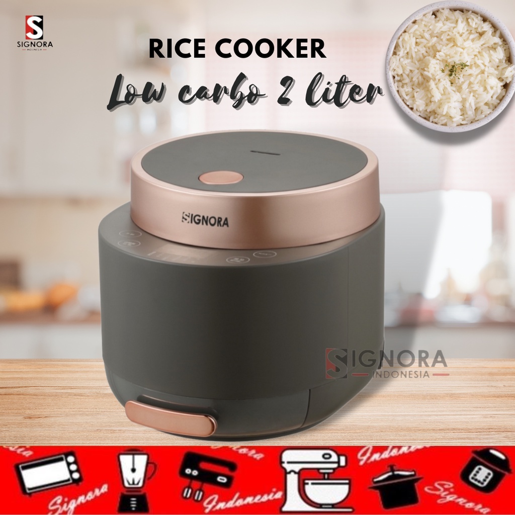 Jual Rice Cooker Low carbo 2 liter Signora Shopee Indonesia