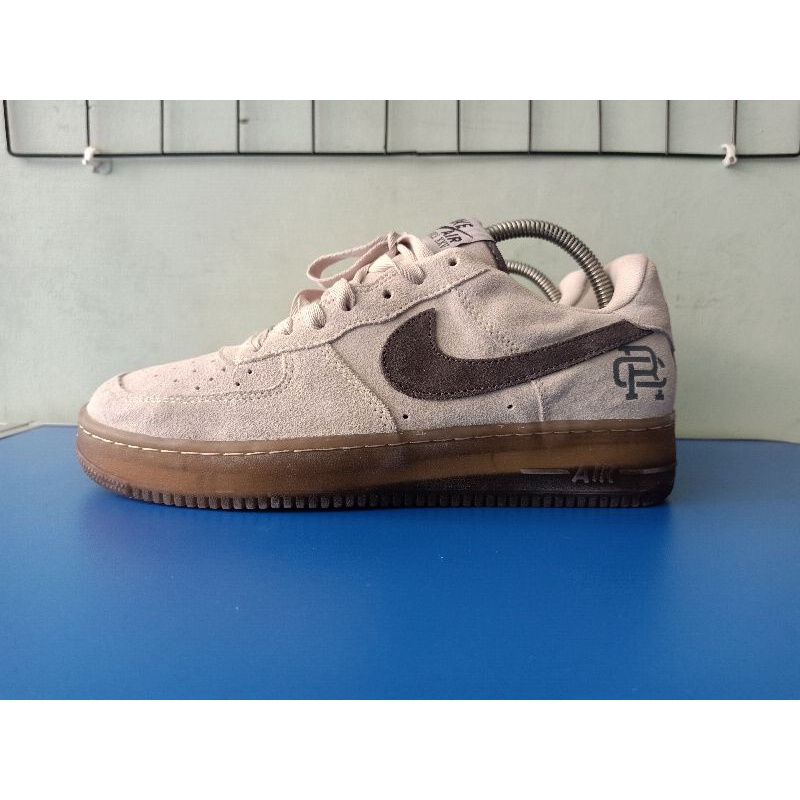 Sepatu New original 100% Nike Air Force 1 Suede collabs Reigning Champ