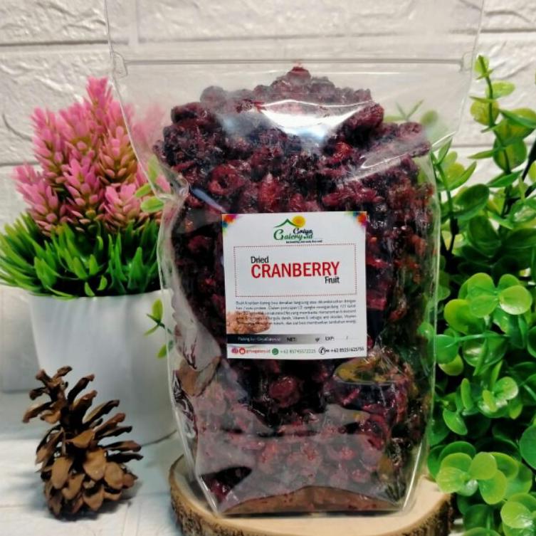 

Miliki.. Premium Dried Cranberry unsweetenes Cransberry buah kranberi Kismis 200gr muesli muesberry oatmeal QNH
