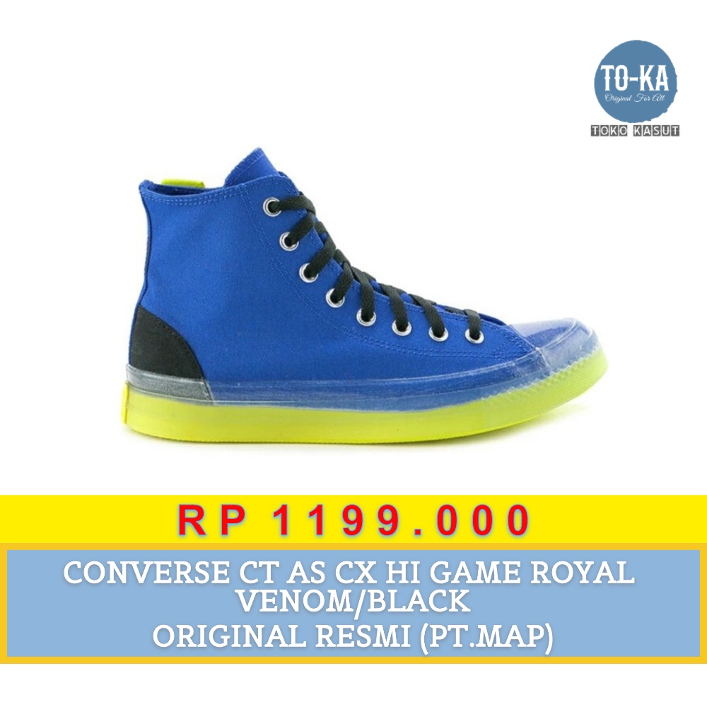 CONVERSE CT AS CX HI GAME ROYAL VENOM/BLACK