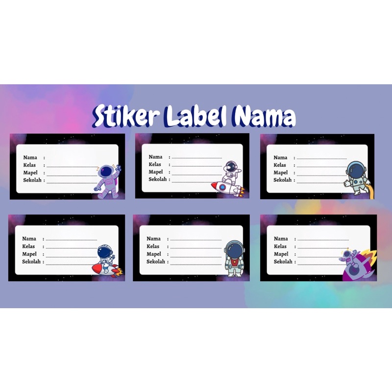 

Stiker Label Nama - Isi 20 Stiker - Label Mata Pelajaran