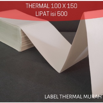 

Label Thermal 100x150 ukuran A6 isi 500