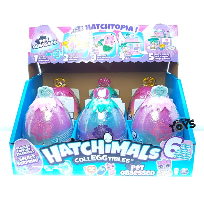Hatchimals Colleggtibles Secret Surprise Pet Obsessed Hatchtopia