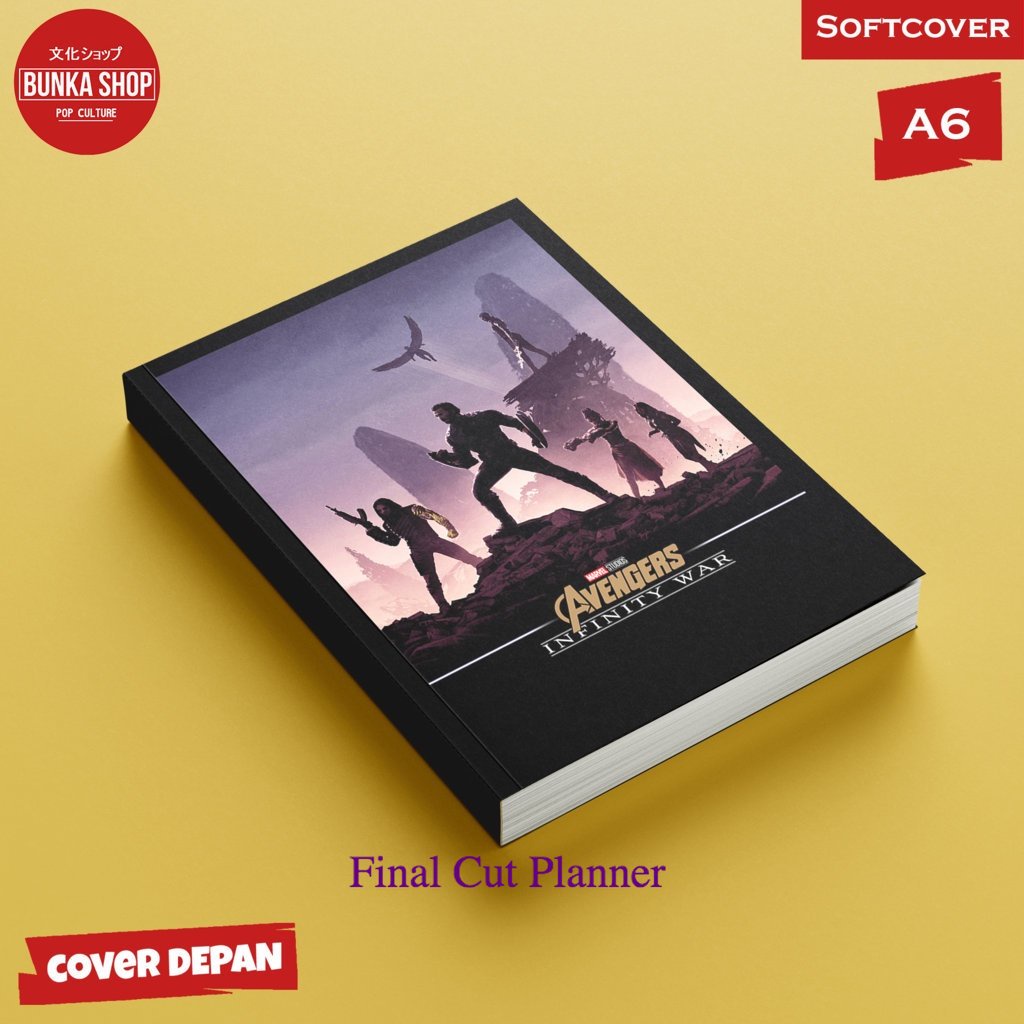 

Pocket Note Marvel Avengers Infinity War 1 Softcover A6 Buku Tulis Catatan Notes Agenda Planner Jurnal