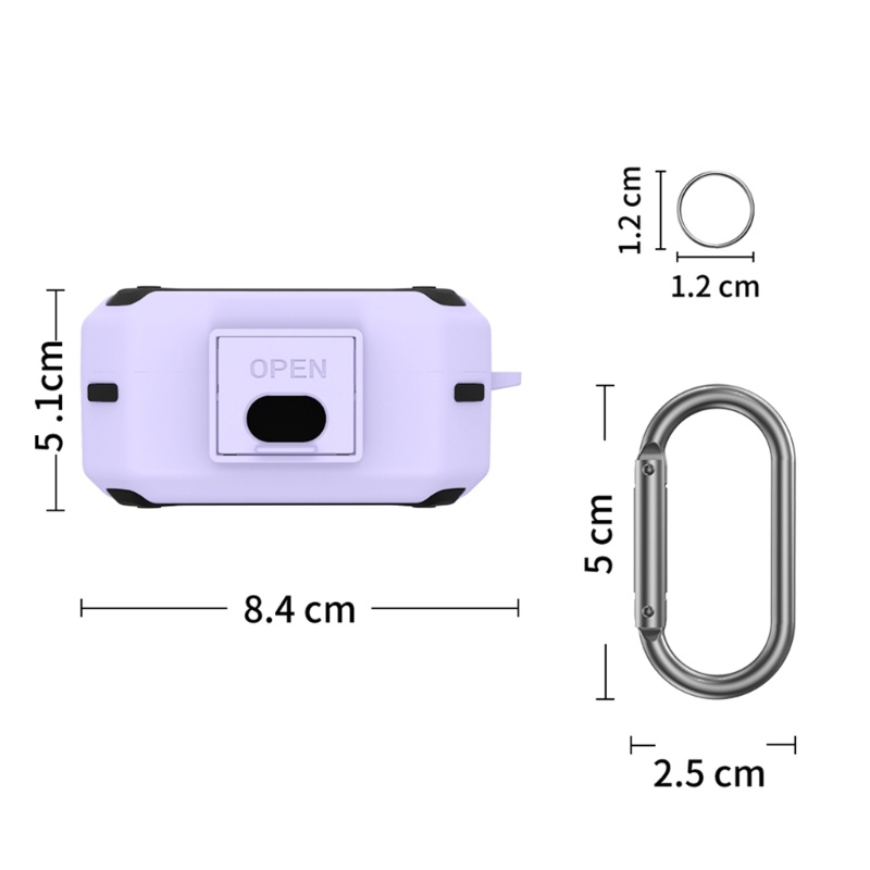 Btsg Earphone Shock Housing Penutup Ramah Kulit Untuk Nirkabel Sejati3Pelindung Shell Yang Dapat Dicuci Non-slip Lengan Benturan-resi