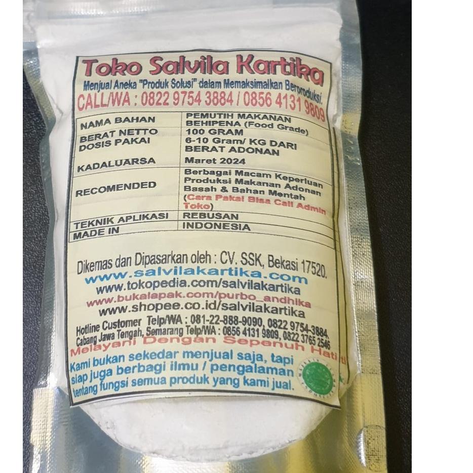 

BISA COD ✔️BEHIPENA, BAHAN PEMUTIH KHUSUS MAKANAN (FOOD GRADE) : BAKSO, PEMPEK, SIOMAY, dll|RA2
