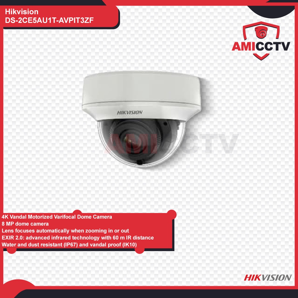Camera CCTV Hikvision 8,3MP Indoor DS-2CE5AU1T-AVPIT3ZF
