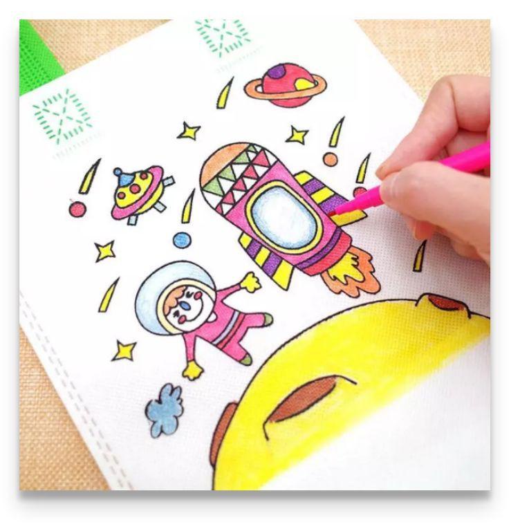 

☐ DIY Bag Painting / Mewarnai Tas / Menggambar Tas ㊪