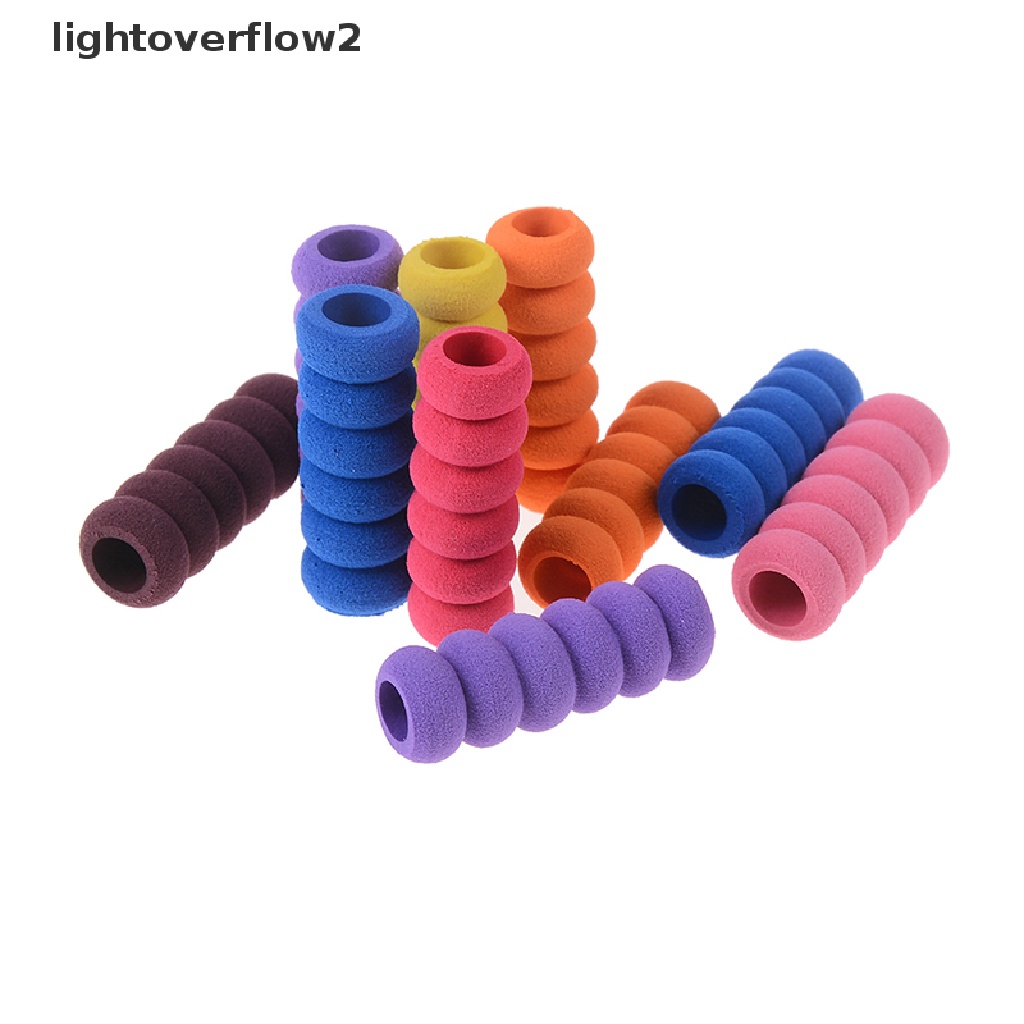 (lightoverflow2) 10pcs sleeve grip pen Bor anti slip Lembut Untuk Alat paing Berlian