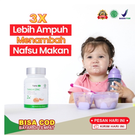 Vitamin Anak & Bayi Penambah Nafsu Makan Berat Gemuk Badan Kecerdasan Otak Daya Tahan Tubuh Tiens Bp