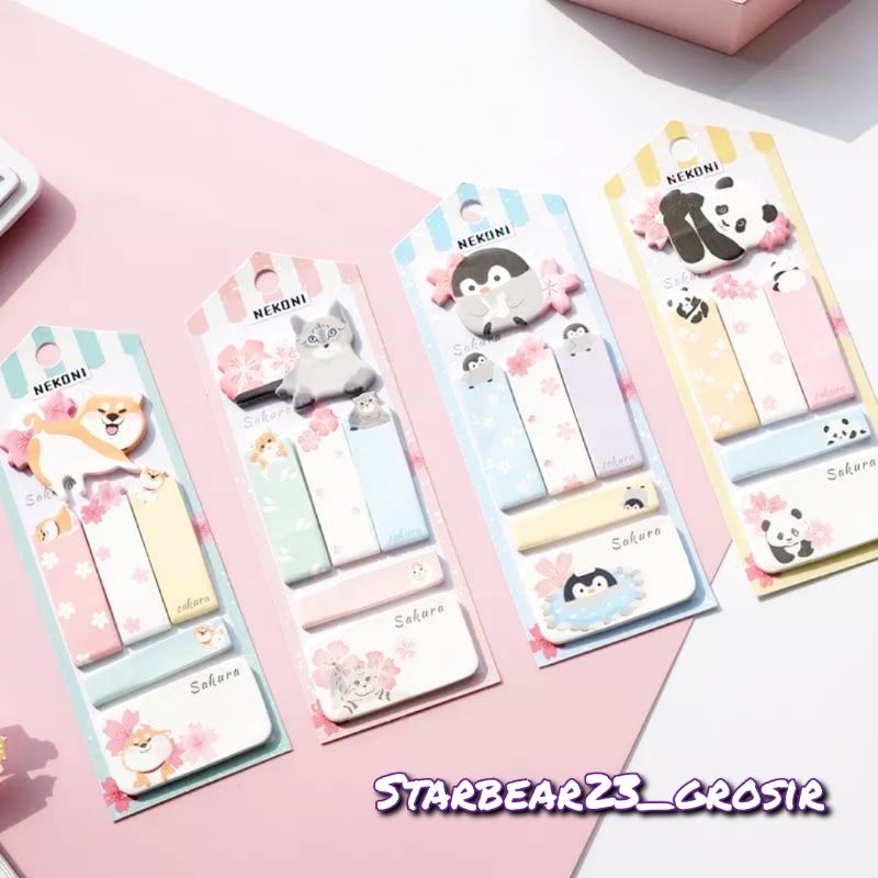 

Sticky Notes Sakura Animals