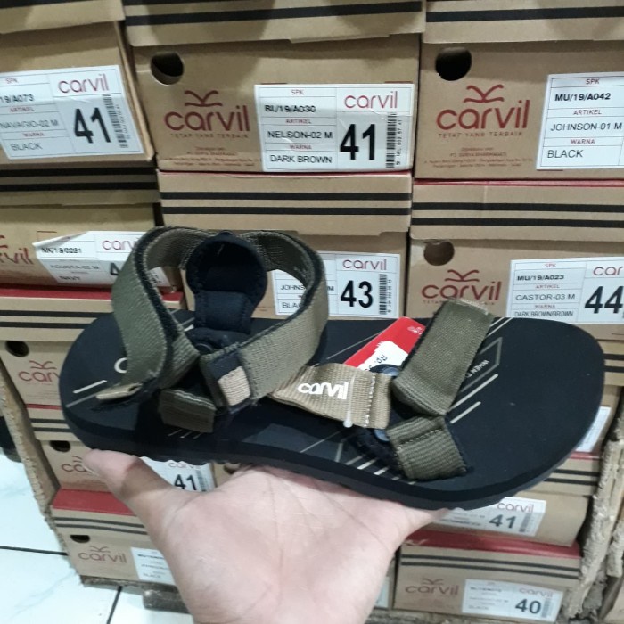 Produk Sandal Gunung Carvil Tidar-Gm Hijau/Olive Diskon