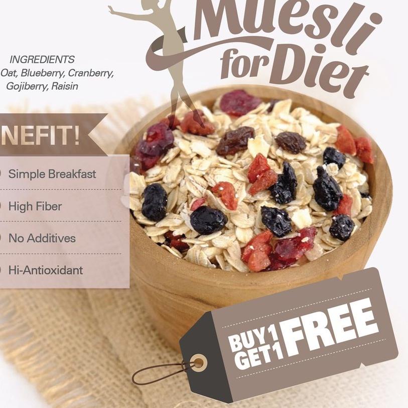 

SALE✅Buy 1 Get 1 Free Antioxidant Muesli (500gr x 2pc)|RA6