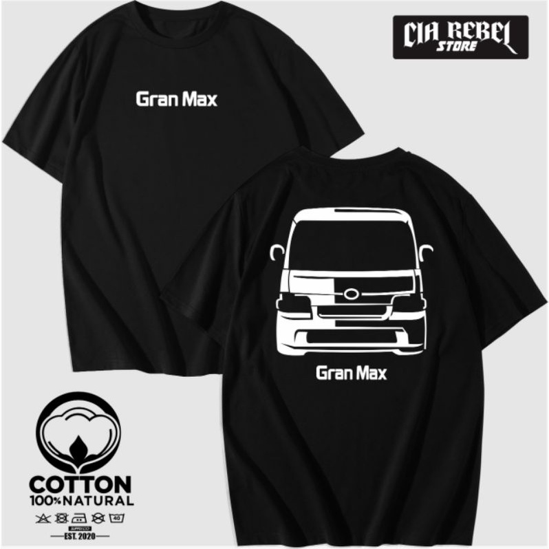 KAOS BAJU MOBIL GRANMAX GRAN MAX KAOS OTOMOTIF DRIVER MUDA/KAOS MOBIL GRAN MAX - CIA REBEL