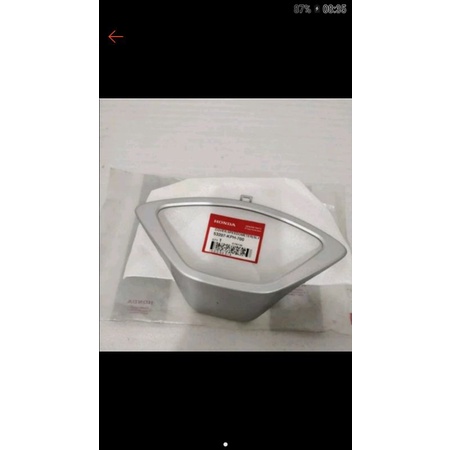 list spidometer cover spidometer supra x125 lama asli AHM warna silver 53207-kph-700