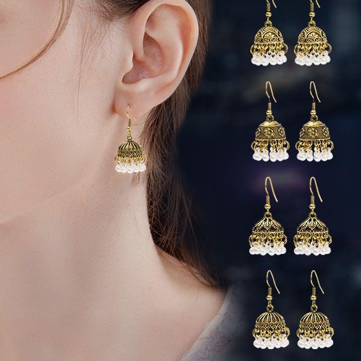 [MIP.18Oc22l] Anting Dubai / anting India / Jhumka / anting mutiara/ aksesoris india/anting anak per