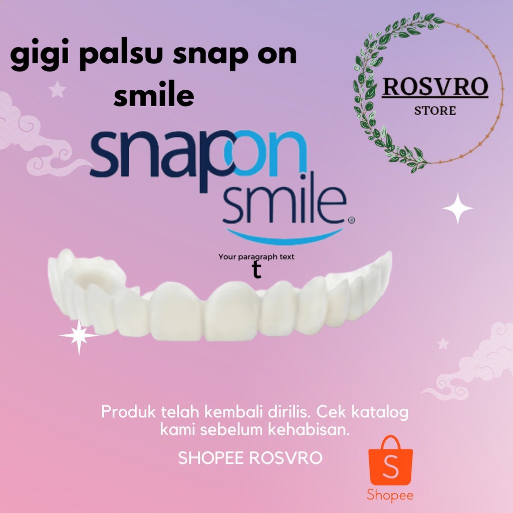 Snap On Smile 100% Original