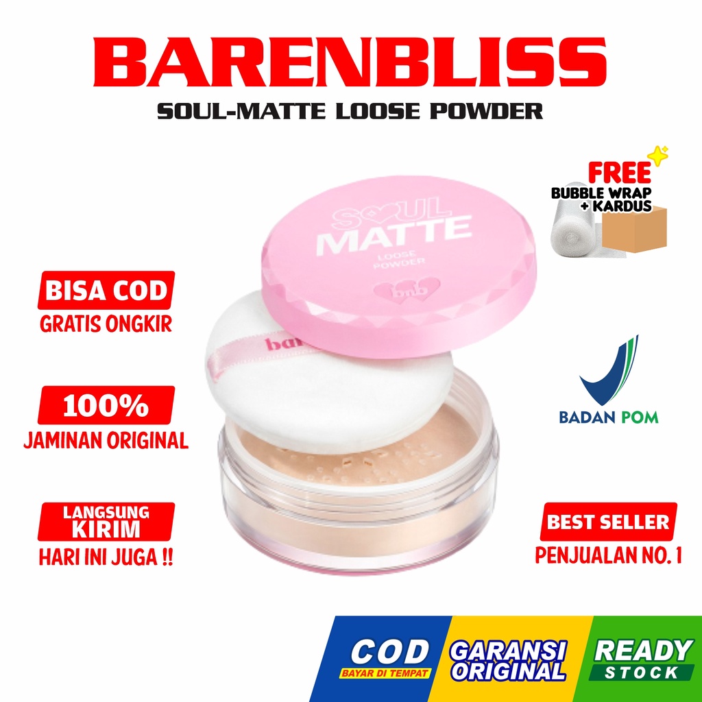 BNB Barenbliss Soul-Matte Loose Powder | Bedak Tabur Original by bnb