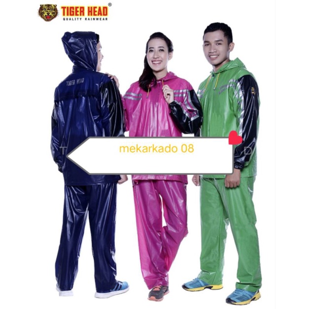 Jas hujan baju celana 235 merk tiger