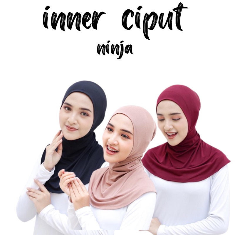 INNER NINJA / DALEMAN HIJAB MURAH / CIPUT NINJA PREMIUM / INER NINJA MALAY