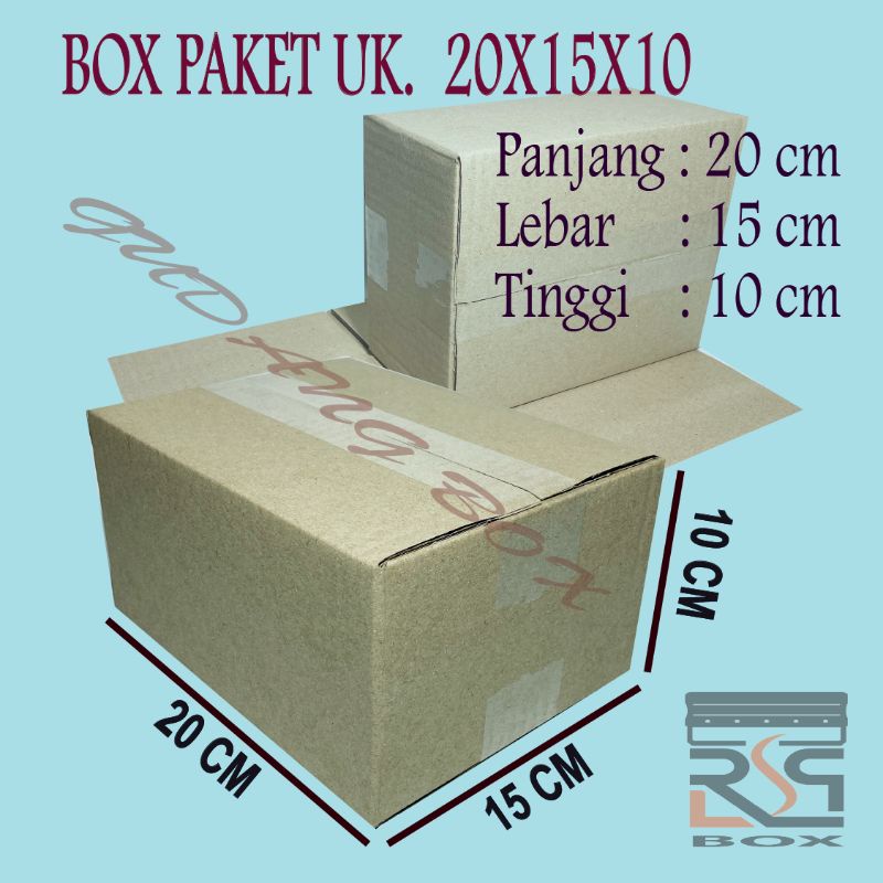 

Kardus packing uk 20x15x10 cm packaging Box online murah